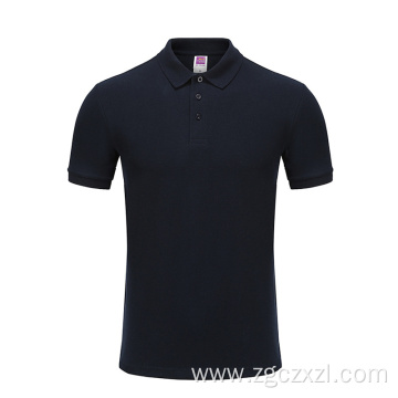 Men's Breathable Solid Polo Business Polo Shirt